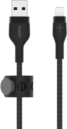 Cabo USB-A para Lightning BELKIN CAA010bt3MBK (3 m - USB C/Lightning - USB A - Preto)