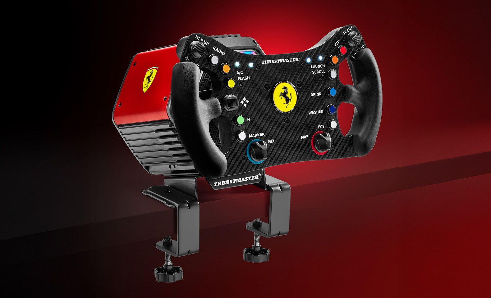 Volante e Pedais THRUSTMASTER T818 Ferrari 488 GT3 DD FF (PC - Com fios - Preto e Vermelho), miniatura 9
