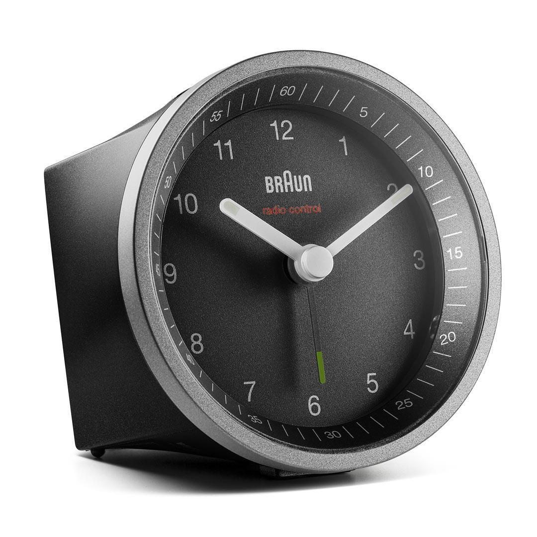 Despertador BRAUN BC07SB-DCF (Preto e Prateado)