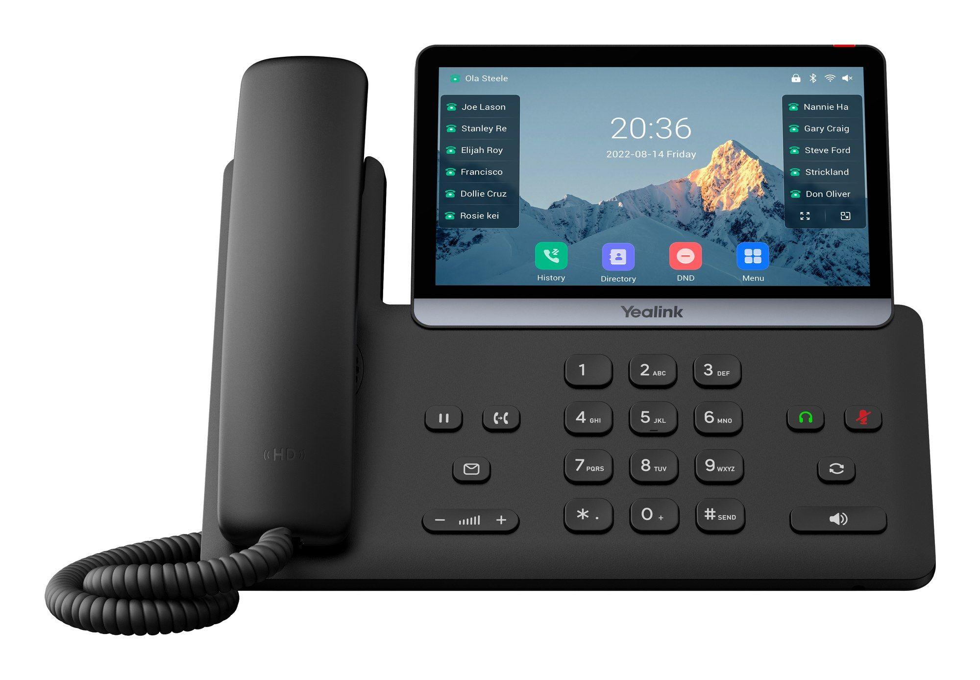 Telefone IP YEALINK T77U (7" - Preto)