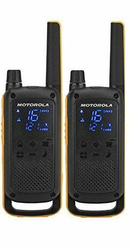 Walkie-Talkies MOTOROLA T82 Extreme (Até 18 h - Preto e Laranja)