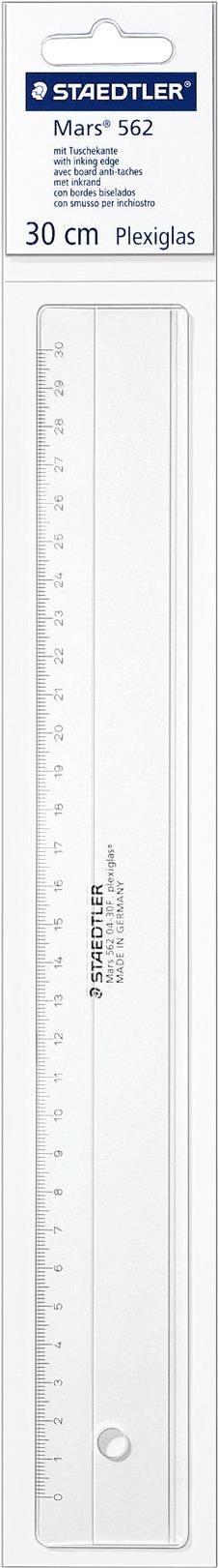 Régua STAEDTLER Mars Plexiglas 562 04-30F (30 cm - Transparente)