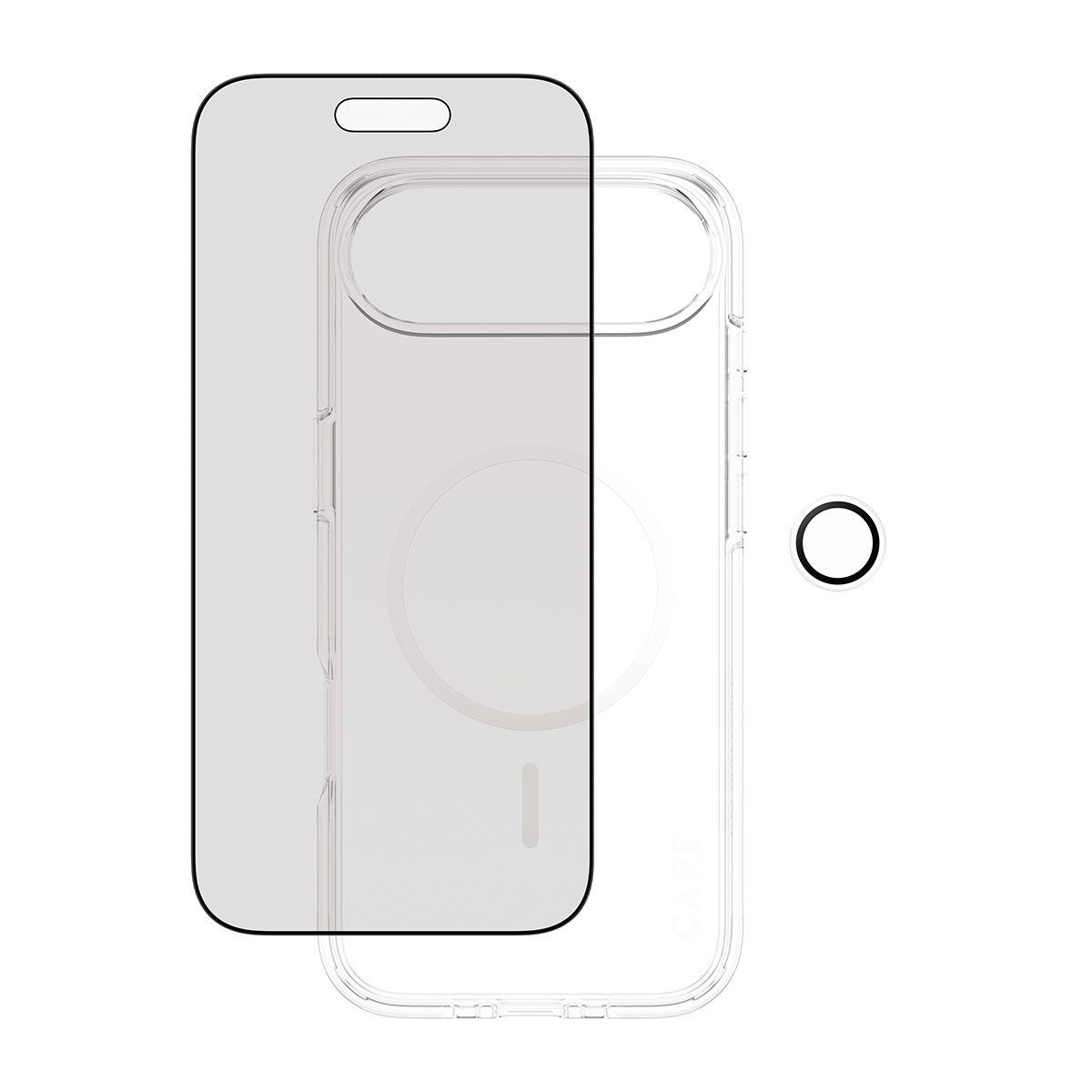 Kit de Proteção 3 em 1 PANZERGLASS CARE BY 3-IN-1 FLAGSHIP PRIVACY (Apple - Transparente) — miniatura 4