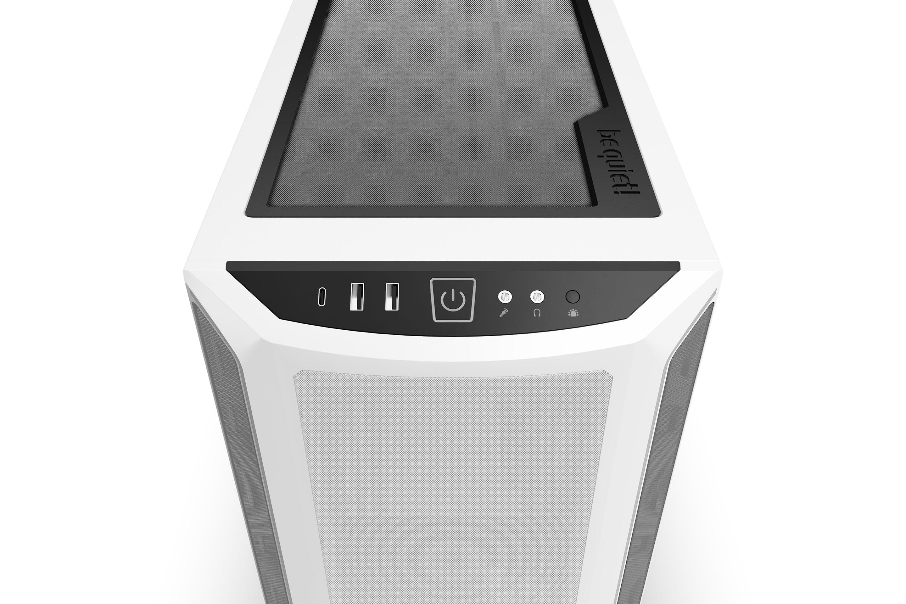Caixa PC BE QUIET! Shadow Base 800 DX (ATX, EATX, micro ATX, Mini-ITX - ATX, PS2 - Midi Tower - Branco) — miniatura 7