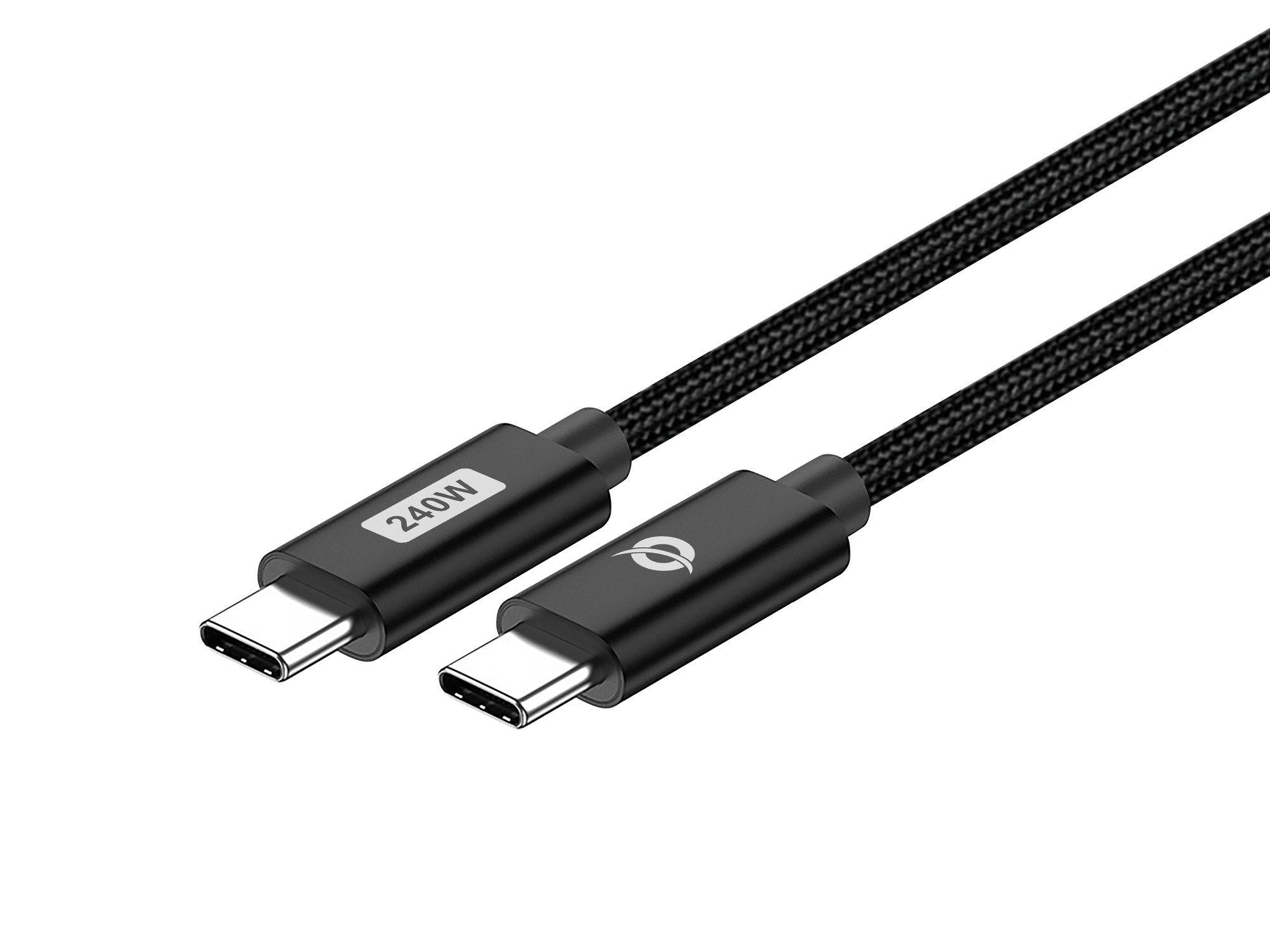 Cabo USB-C CONCEPTRONIC ETTA03B12 (1,2 m - USB C - Preto)