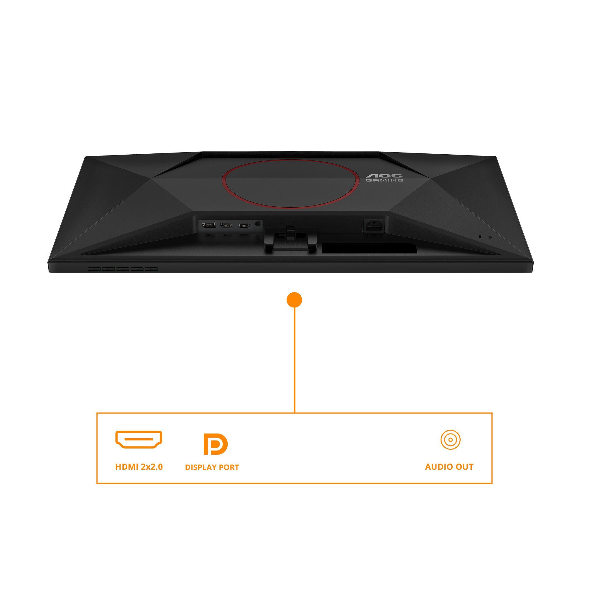 Monitor AOC Q27G42XE (27" - Fast IPS - 180 Hz - Preto e Vermelho) — miniatura 2