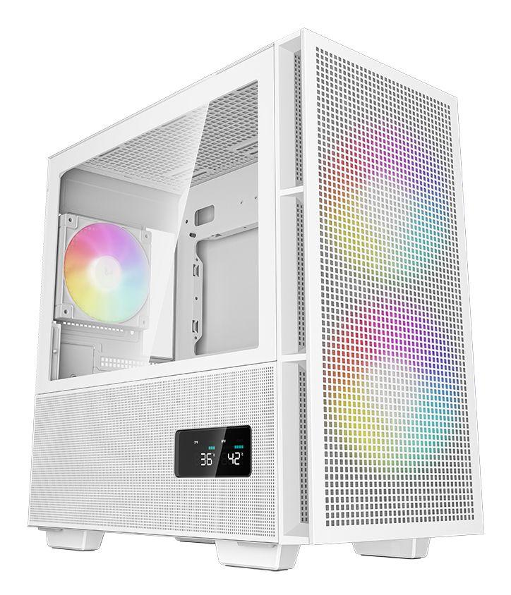 Caixa PC Micro-ATX DEEPCOOL CH360 Digital (micro ATX, Mini-ITX - Micro Tower - Micro-ATX, Mini-ITX - Branco)