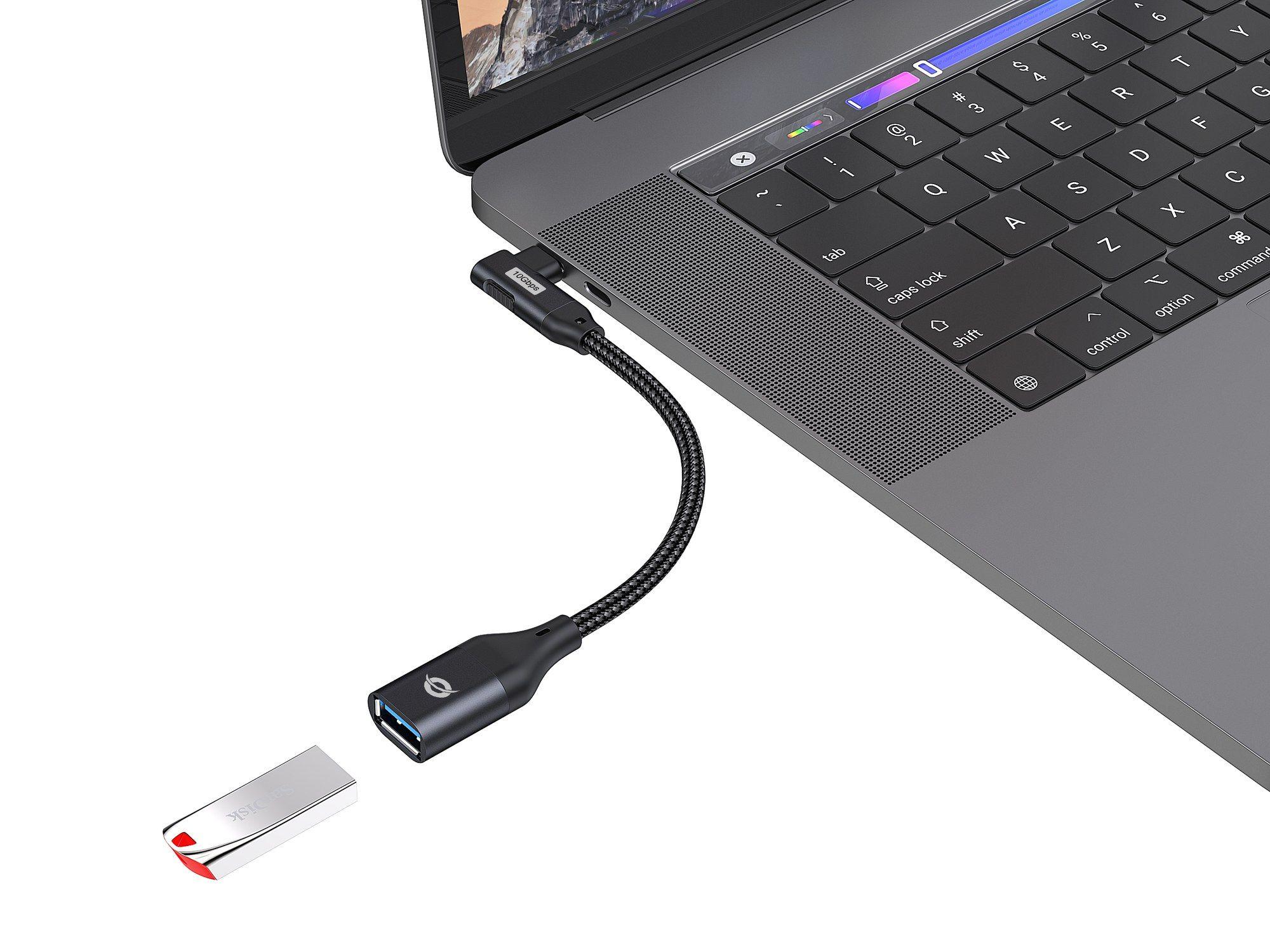 Adaptador USB-C para USB-A CONCEPTRONIC ABBY19B (USB-A - USB-C - Preto), miniatura 6