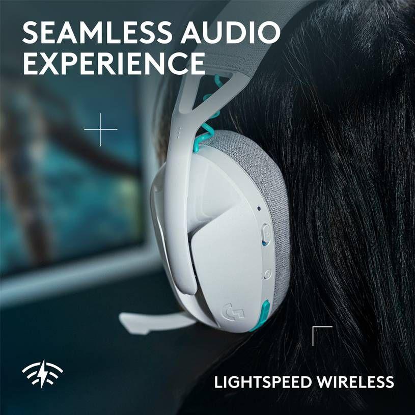 Headset Gaming LOGITECH G321 LIGHTSPEED (Binaural - Circum-aural - 4 cm - Branco) — miniatura 6