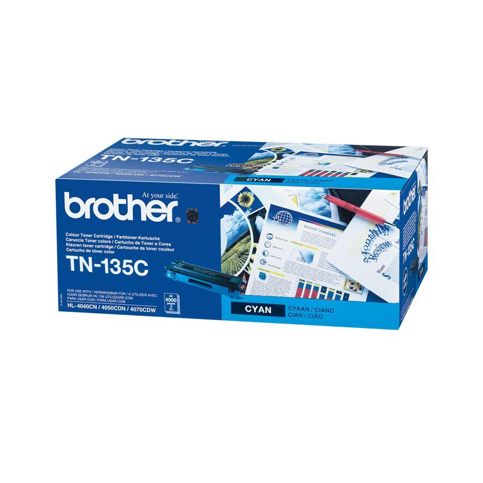 Toner BROTHER TN-135C (4000 páginas - Ciano), miniatura 2