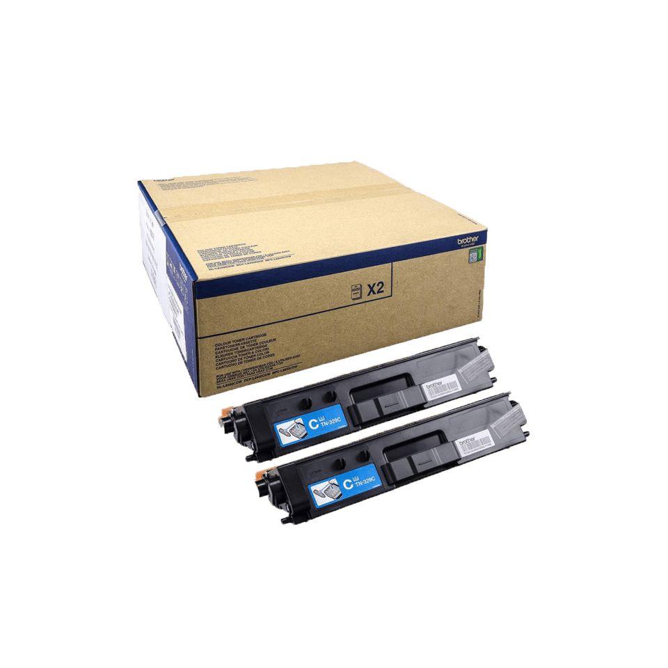 Toner BROTHER TN-329CTWIN (12 000 páginas - Ciano)