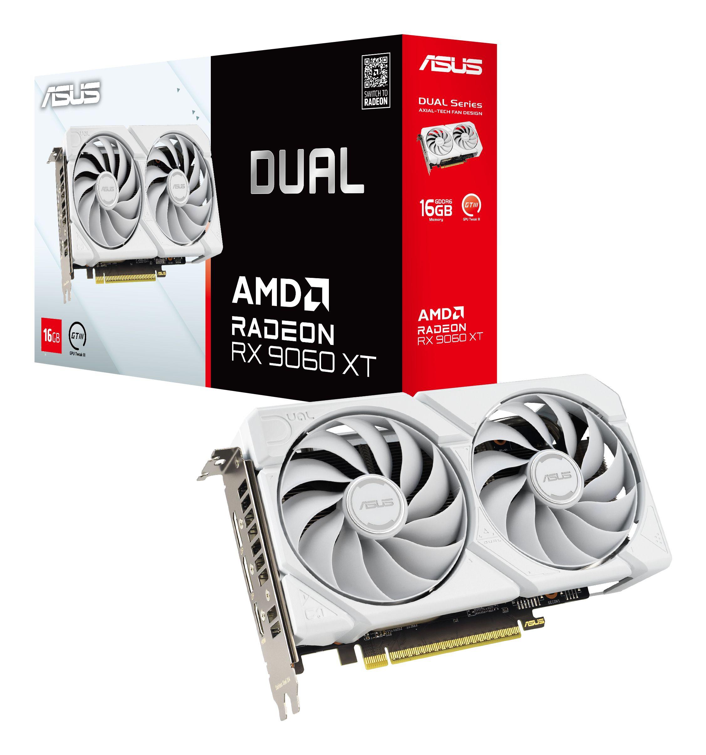 Placa Gráfica ASUS Dual Radeon RX 9060 XT (Radeon RX 9060 XT - 20 Gbps - 16 GB - Branco) — miniatura 15