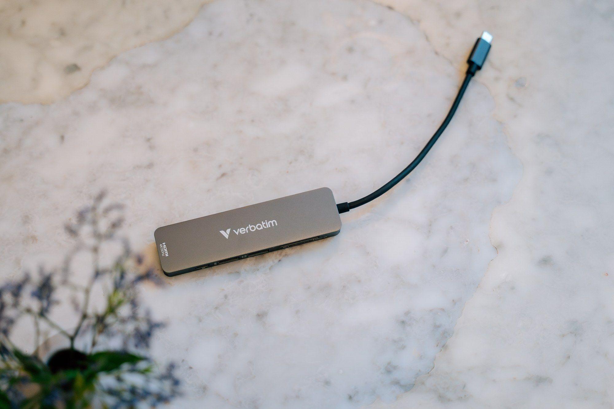 Hub USB-C VERBATIM 32156 (0,15 m - Cinzento) — miniatura 6