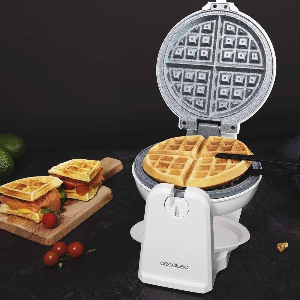 Máquina de Waffles CECOTEC Fun Gofrestone Sphere (Branco) — miniatura 4