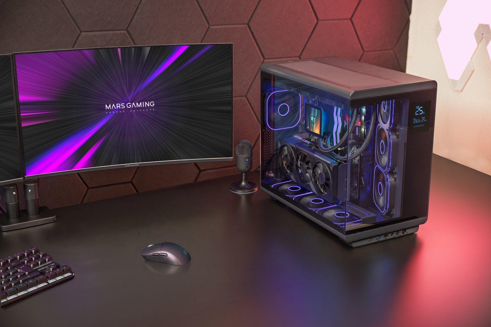 Caixa de Computador MARS GAMING MC-REVPRO (ATX - Ecrã LCD 4,3" - Preto) — miniatura 16