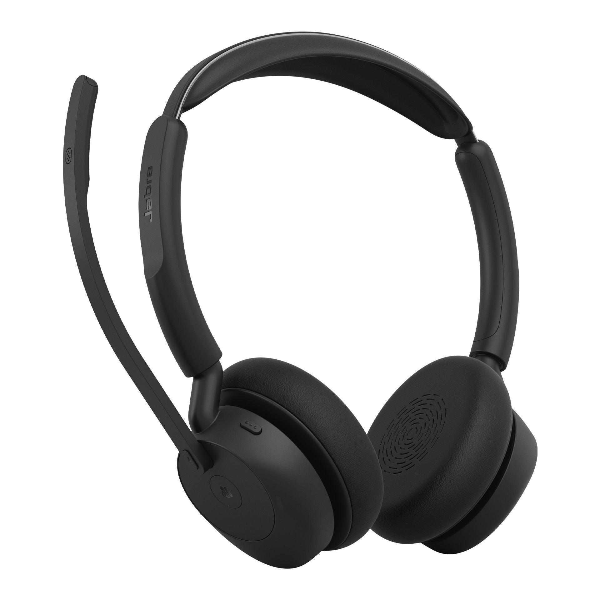 Headset JABRA Evolve3 45 Stereo Link 390a MS Stand (Binaural - Sem fios - Supra-aural - Preto), miniatura 5