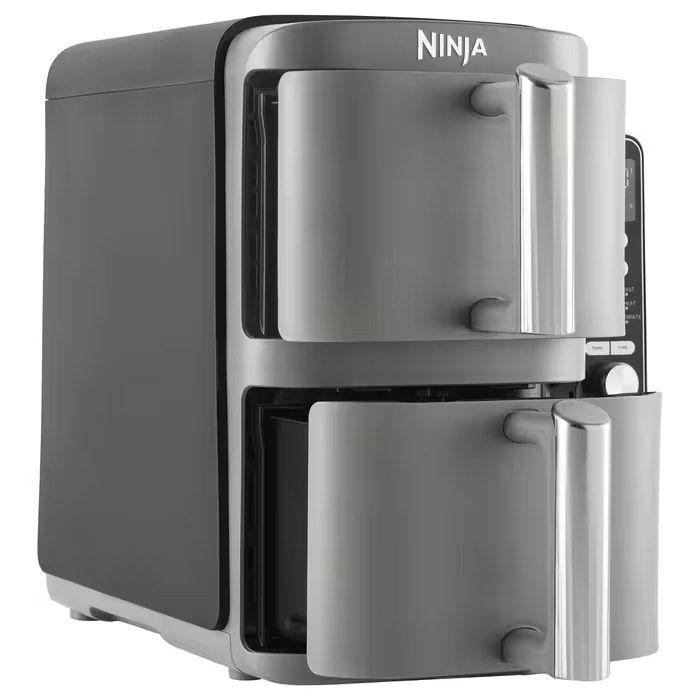 Fritadeira a Ar Quente NINJA SL400EU Double Stack XL (2470 W - 240 °C - 40 °C - Preto e Cinzento), miniatura 2