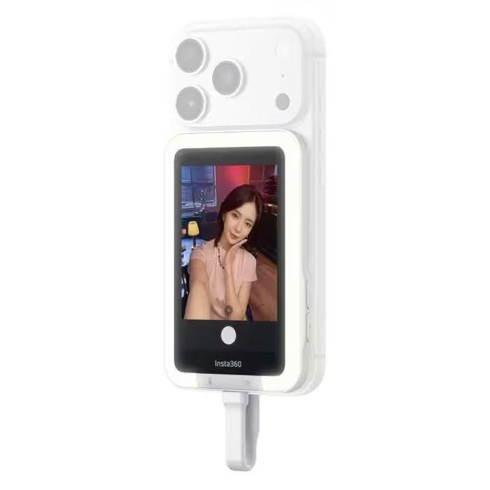 Ecrã de Selfie Magnético INSTA360 Snap Selfie Screen (3,5" - 480 x 800 pixels - USB-C - Branco) — miniatura 4