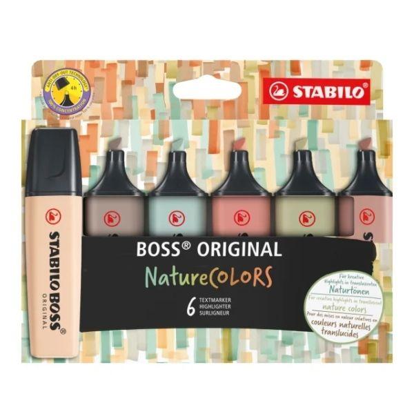 Marcadores de Texto STABILO BOSS NatureColors (Plástico - Multicor)