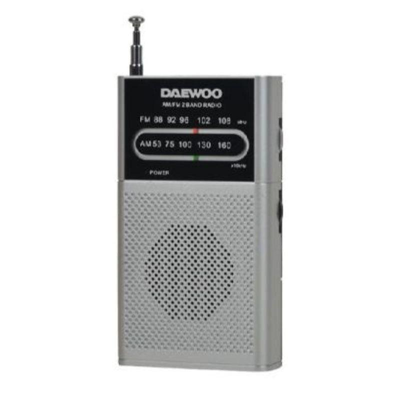 Rádio Portátil DAEWOO DW1027SL (Prateado)