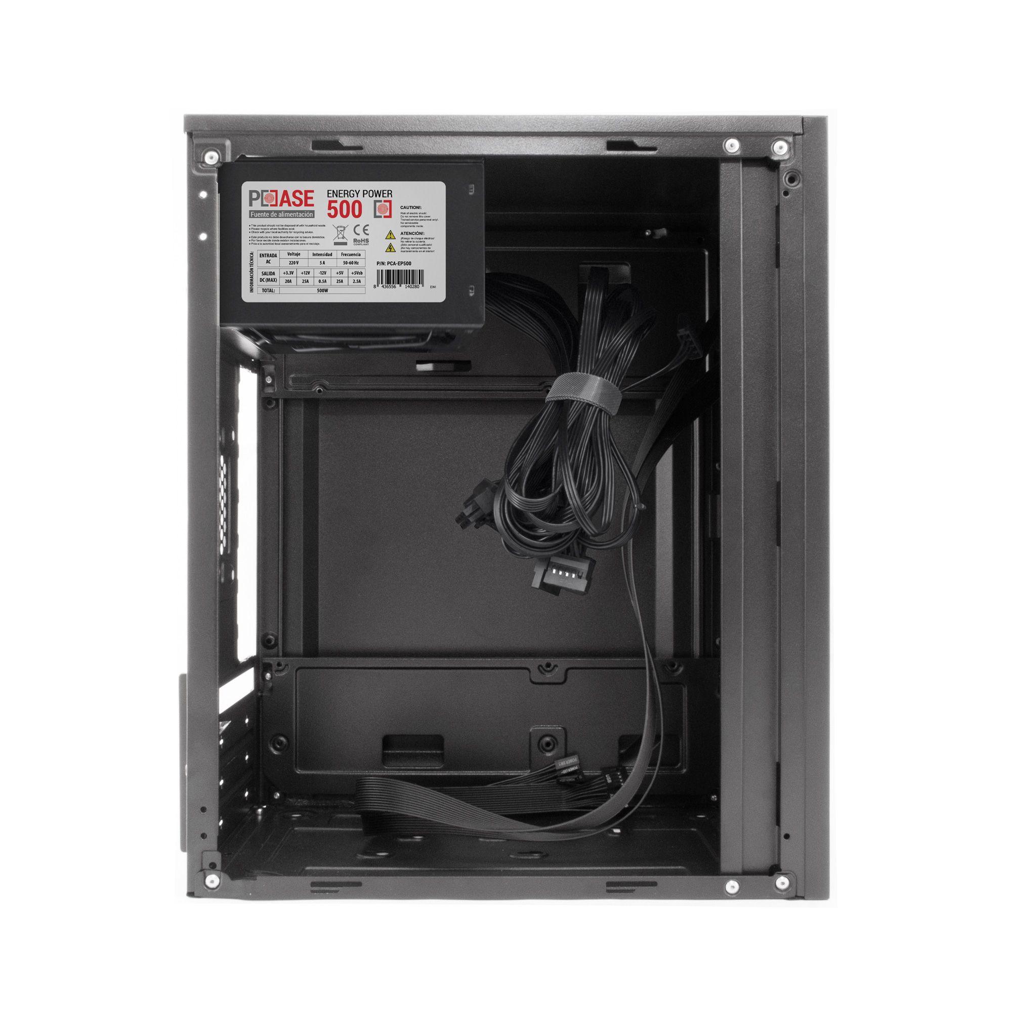 Caixa de Computador COOLBOX PCC-MPC45-1 (Micro ATX - 500 W - MicroATX - Preto) — miniatura 3
