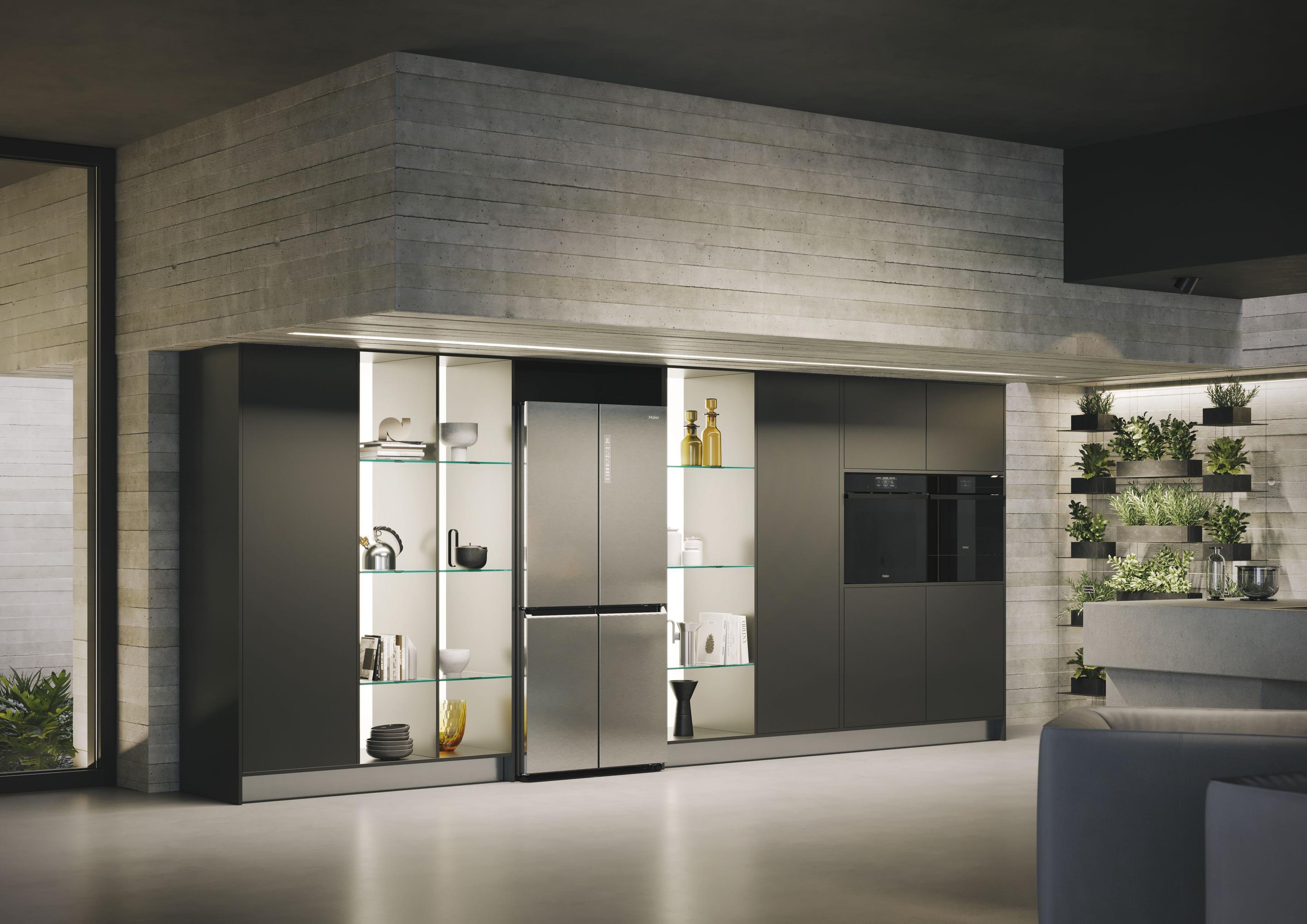 Frigorífico Americano Independente HAIER HCR7818DNMM (467 L - hOn - 181,5x83,3x65 cm - Inox), miniatura 12