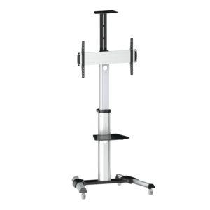 Suporte Móvel para TV LOGILINK BP0025 (37-70 polegadas - 50 kg - Carrinho multimédia - Branco)