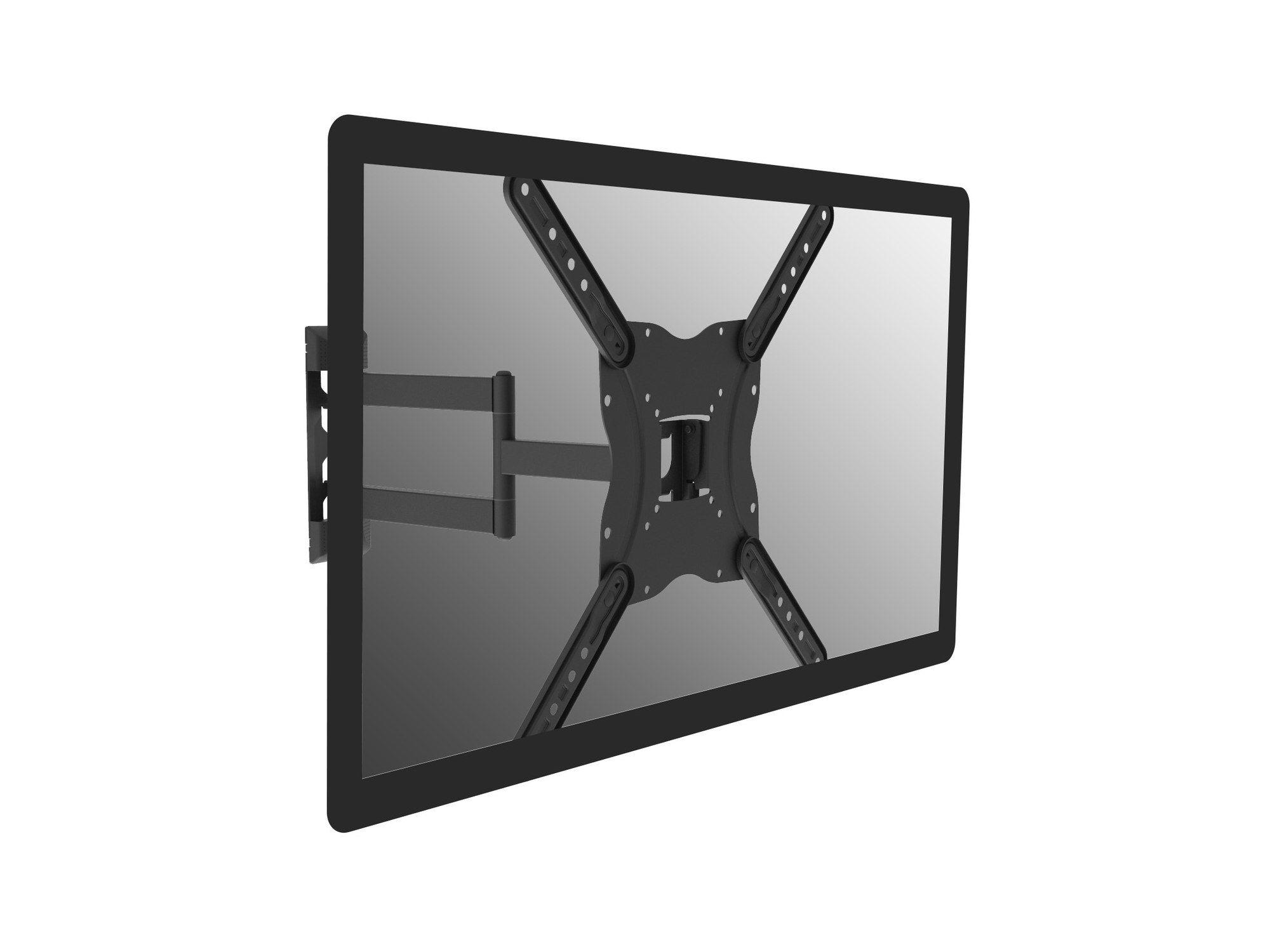 Suporte de Parede Articulado para TV EQUIP 650407 (13"-55" - VESA 400x400 - 30 kg - Preto), miniatura 2