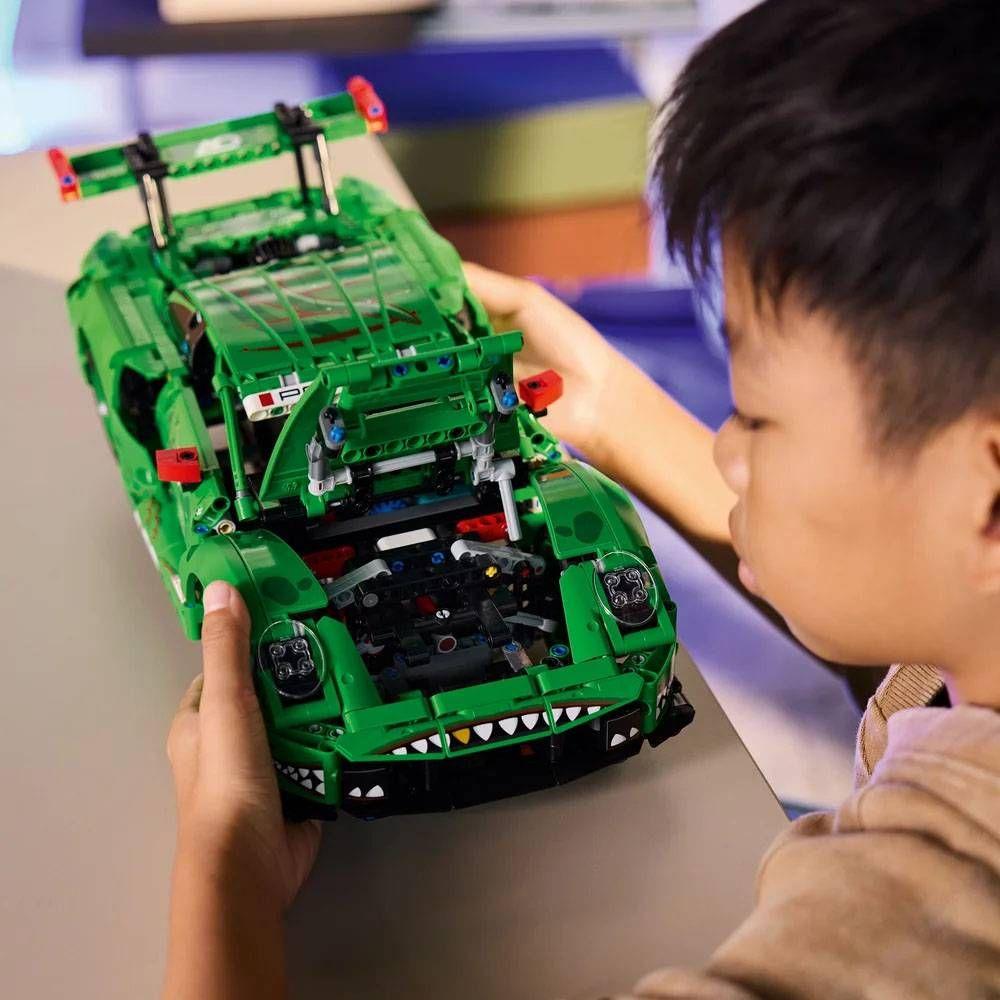 LEGO 42224 Technic Carro Porsche 911 GT3 R REXY AO Racing (11+ anos - 1313 peças) — miniatura 5