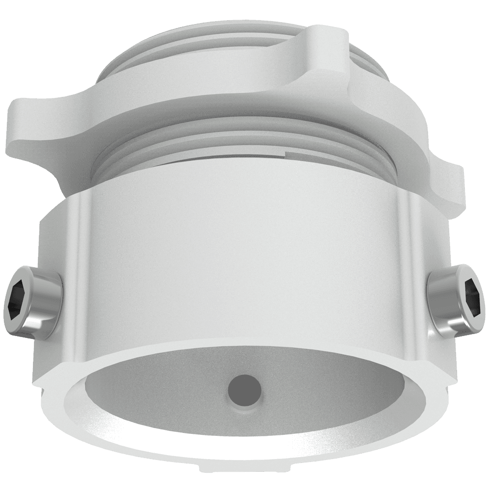 Rosca Adaptadora para Domes Motorizadas HIKVISION DS-1681ZJ-2 (Φ75 mm × 53 mm - Branco)
