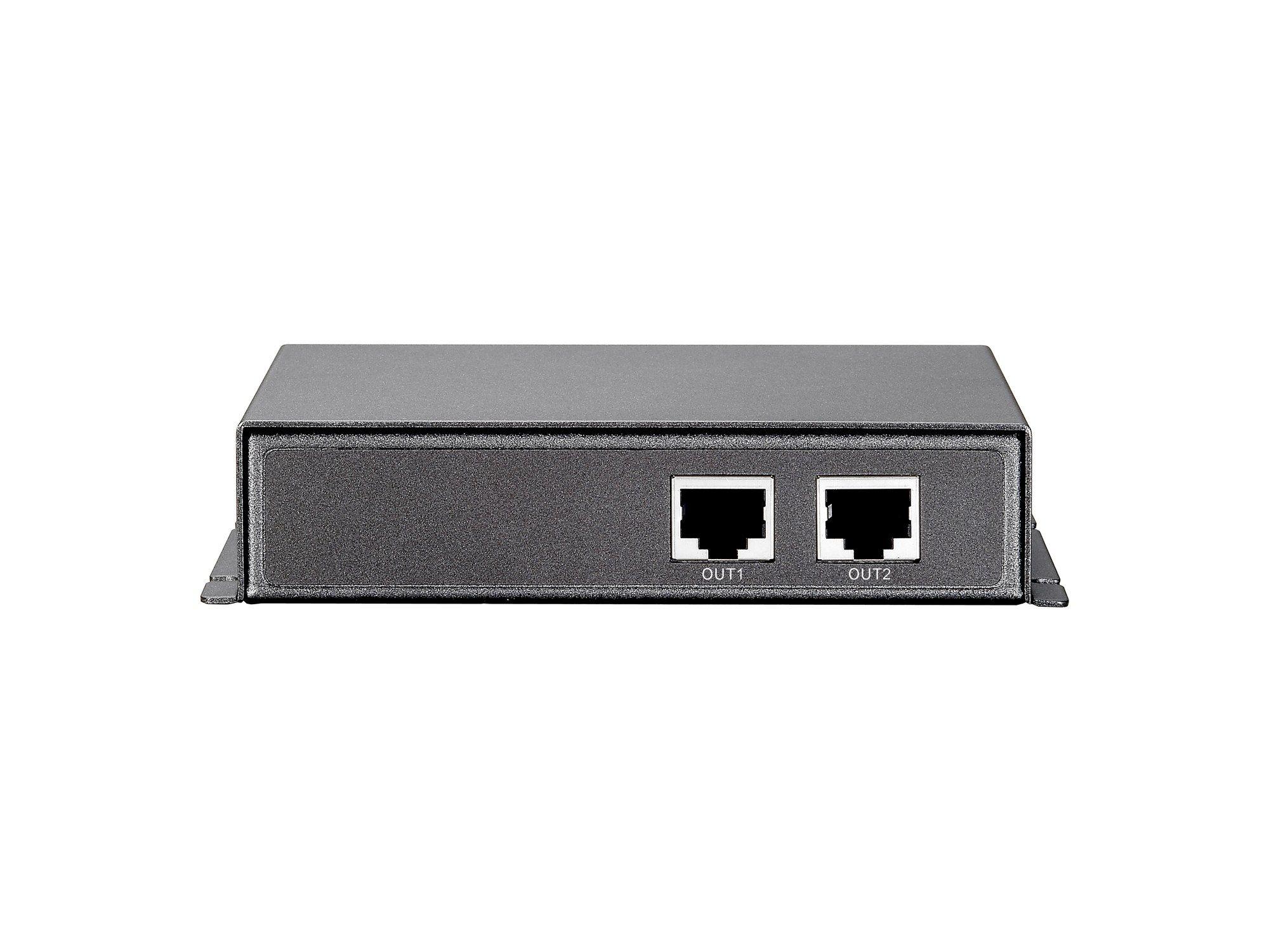 Repetidor de Rede PoE LEVELONE POR-0222 (10/100/1000Base-T - 1000 Mbit/s - Parede - Preto), miniatura 2