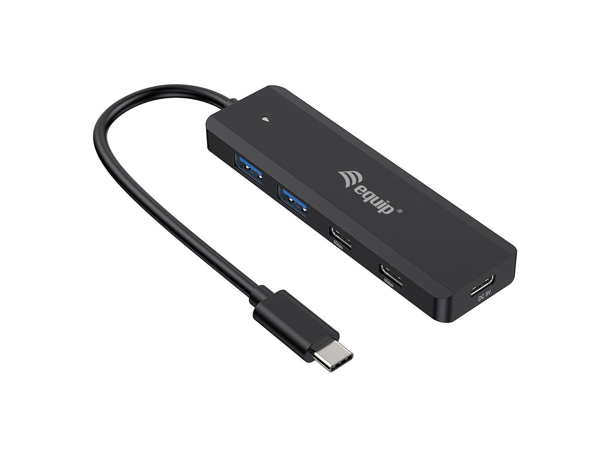 Hub USB-C EQUIP 128964 (Preto)