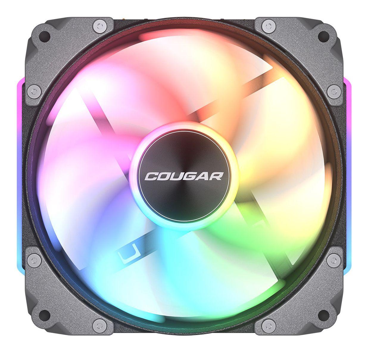 Ventoinha para Caixa de PC COUGAR CF-APR12HB-RGB (Preto)