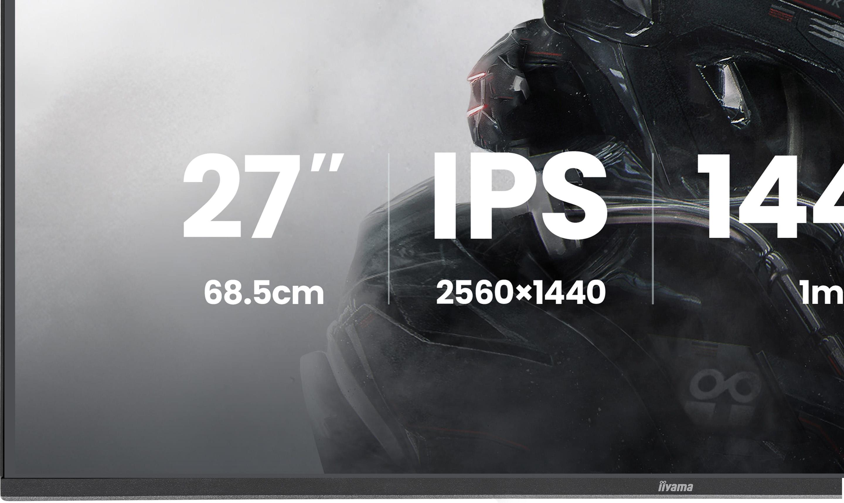 Monitor IIYAMA G-MASTER GB2741QSU-B1 (27" - IPS - 144 Hz - Preto) — miniatura 7