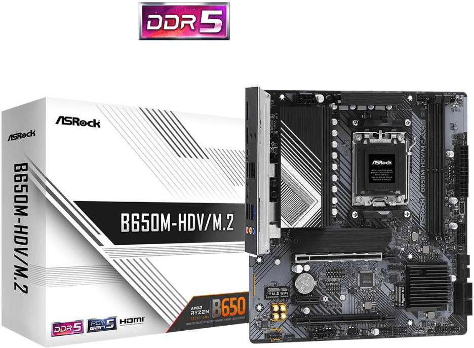 Motherboard ASROCK B650M-HDV/M.2 (AM5 - AMD Ryzen™ 7 - micro-ATX)