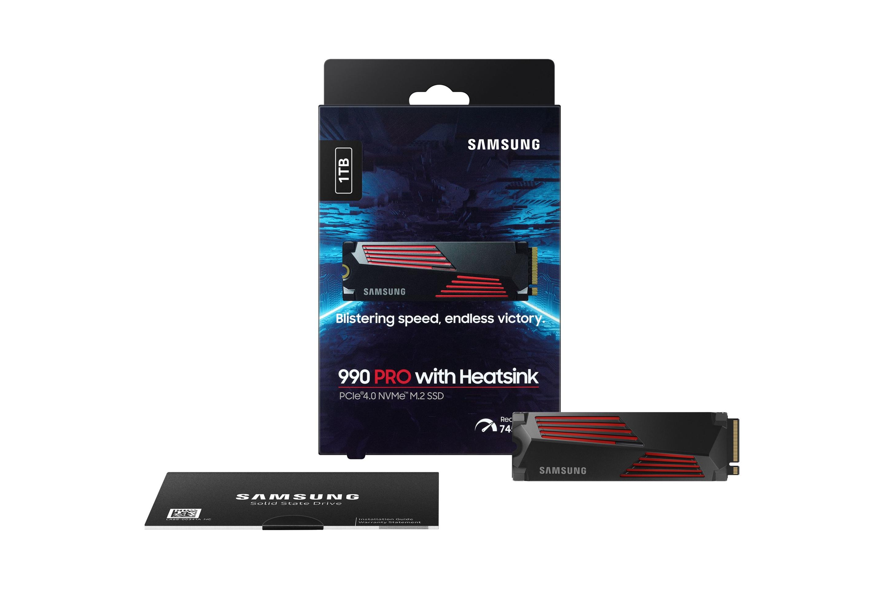 SSD SAMSUNG 990 PRO Heatsink MZ-V9P1T0CW (1 TB - M.2 2280 - PCI Express 4.0 NVMe) — miniatura 10