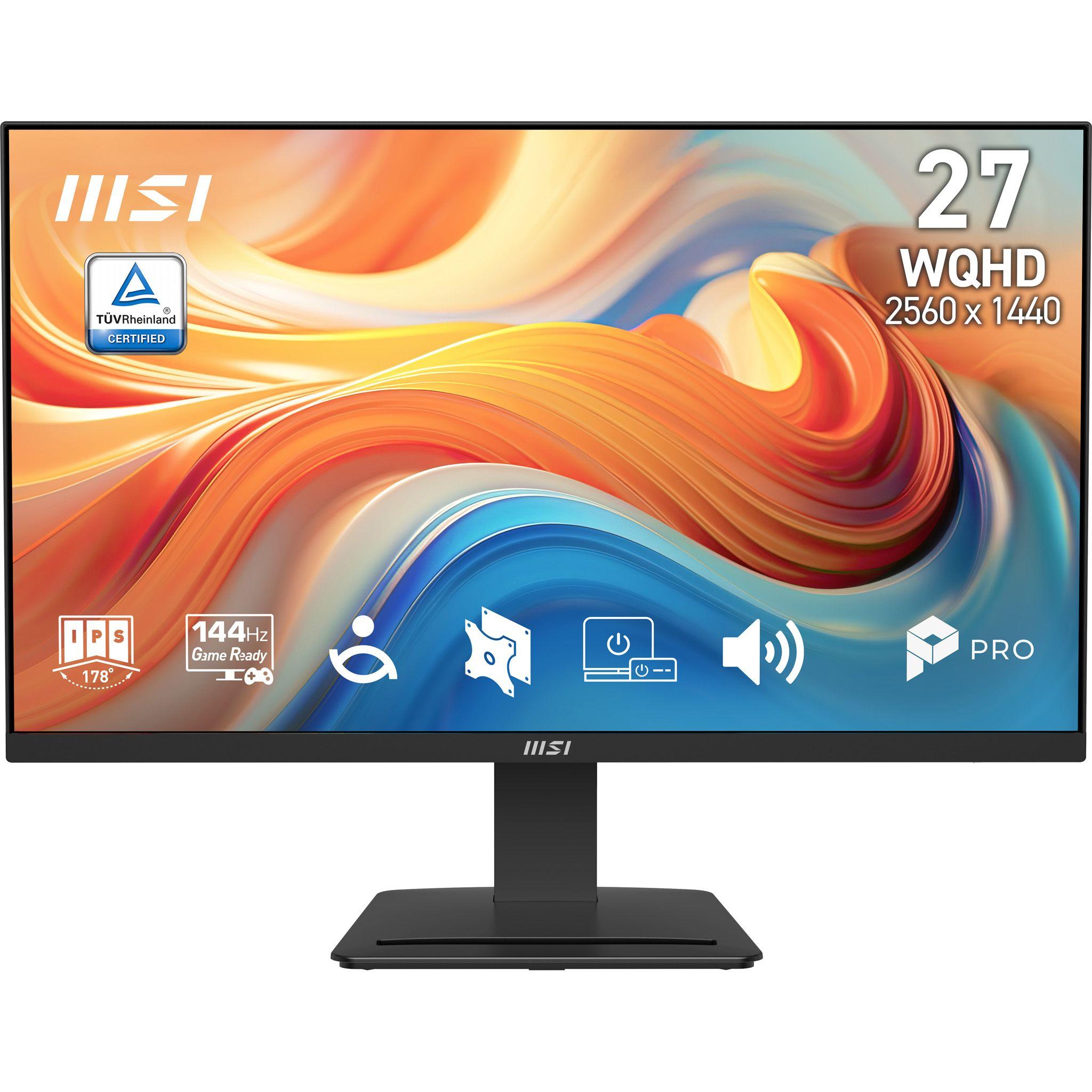 Monitor MSI PRO MP273Q E14 (27" - IPS - 144 Hz - Preto)