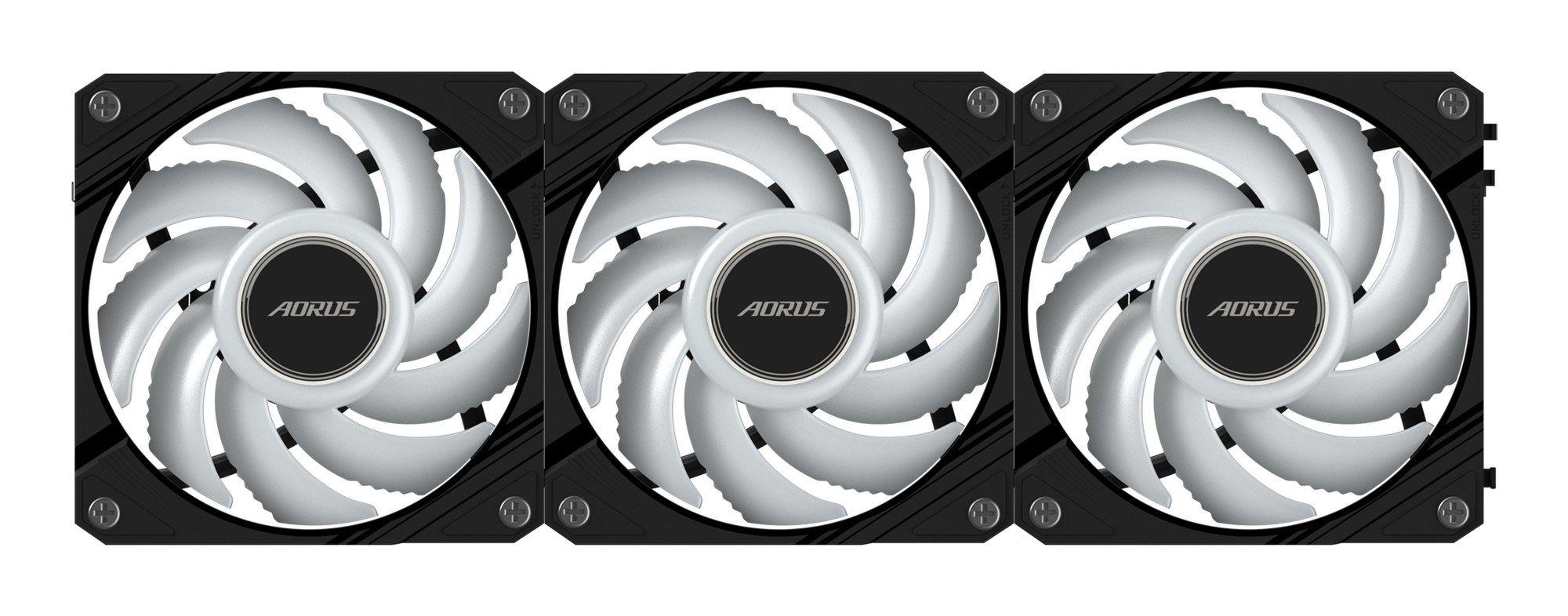 Ventoinha GIGABYTE AORUS EZ CHAIN FAN 120 (Não suportado - Preto), miniatura 6
