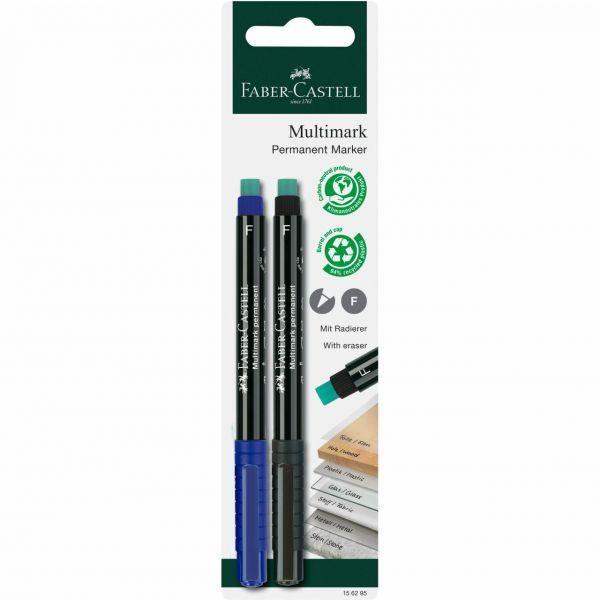 Marcador Permanente FABER-CASTELL Multimark F (Preto)