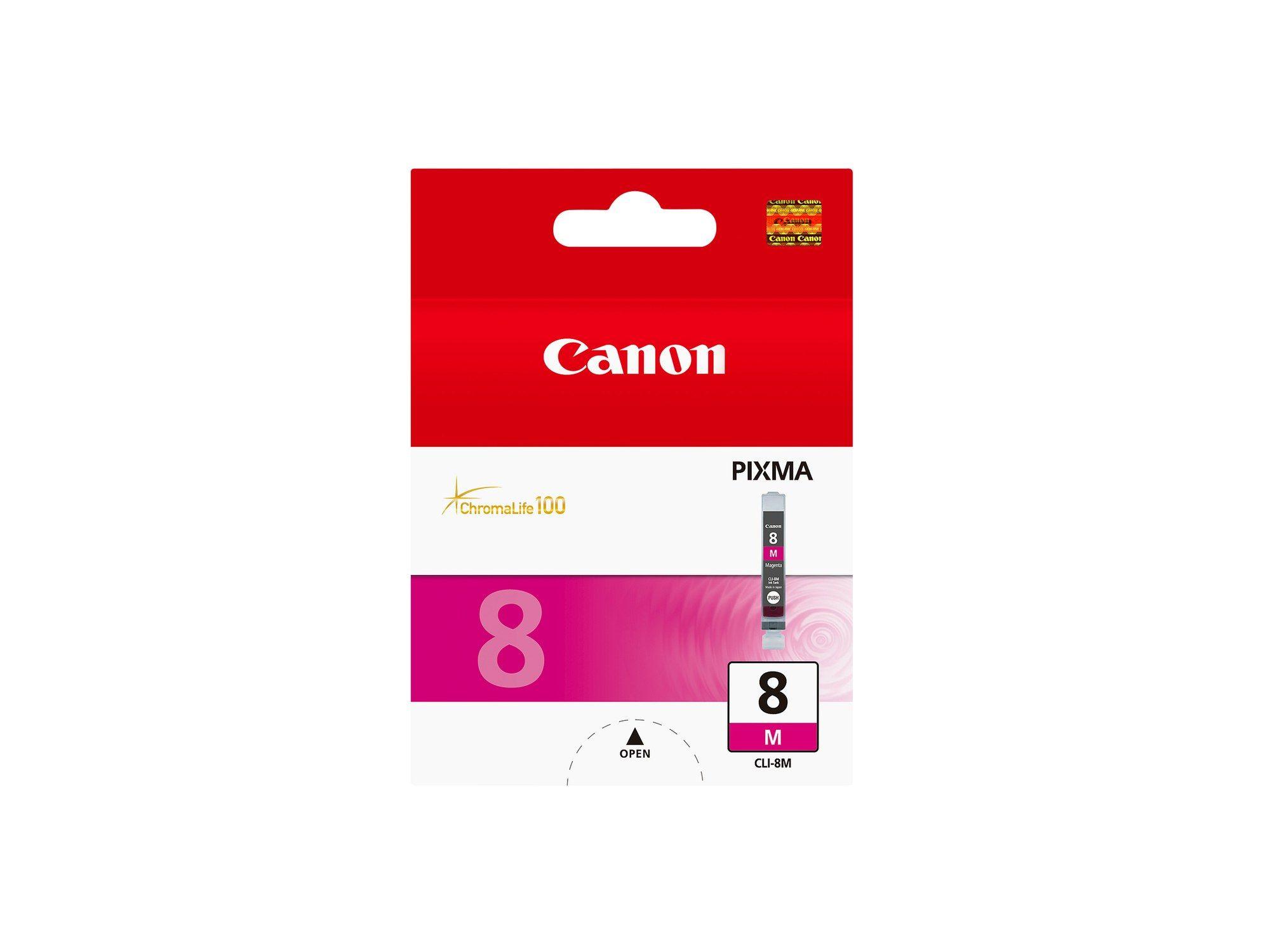 Tinteiro CANON CLI-8M (565 páginas - Magenta)
