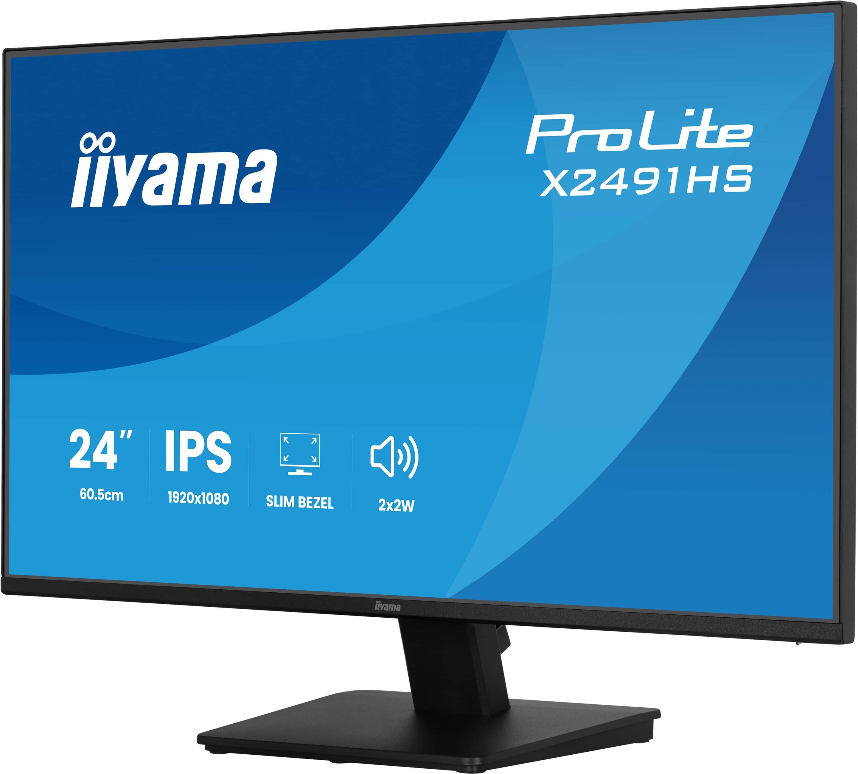 Monitor IIYAMA ProLite X2491HS-B1 (23,8" - IPS - 120 Hz - Preto) — miniatura 3