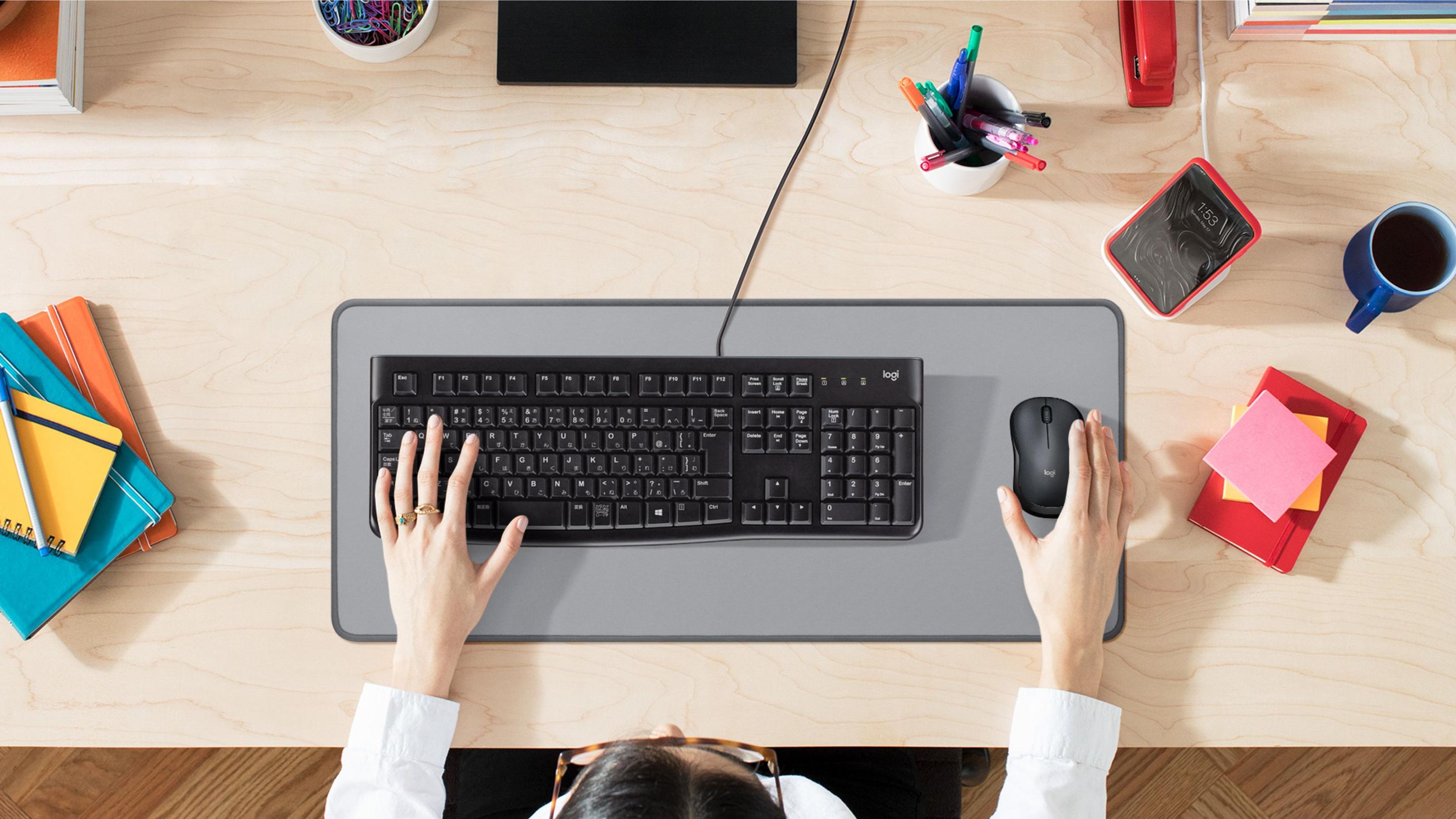 Tapete de Secretária LOGITECH Studio Series (Nylon, Poliéster, Borracha - 2 mm - Cinzento) — miniatura 7