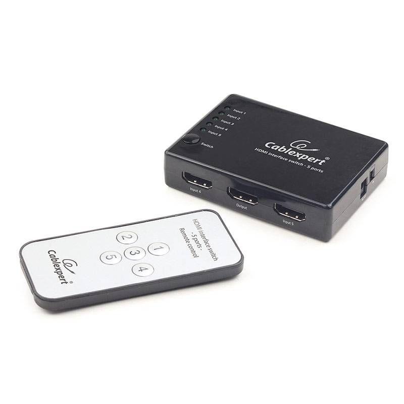 Comutador HDMI GEMBIRD DSW-HDMI-53 (Preto) — miniatura 2