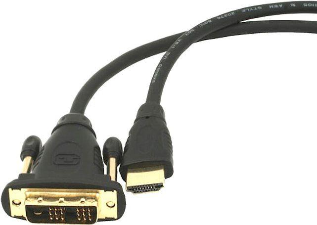 Cabo HDMI para DVI GEMBIRD CC-HDMI-DVI-10 (3 m - DVI-D - Preto)