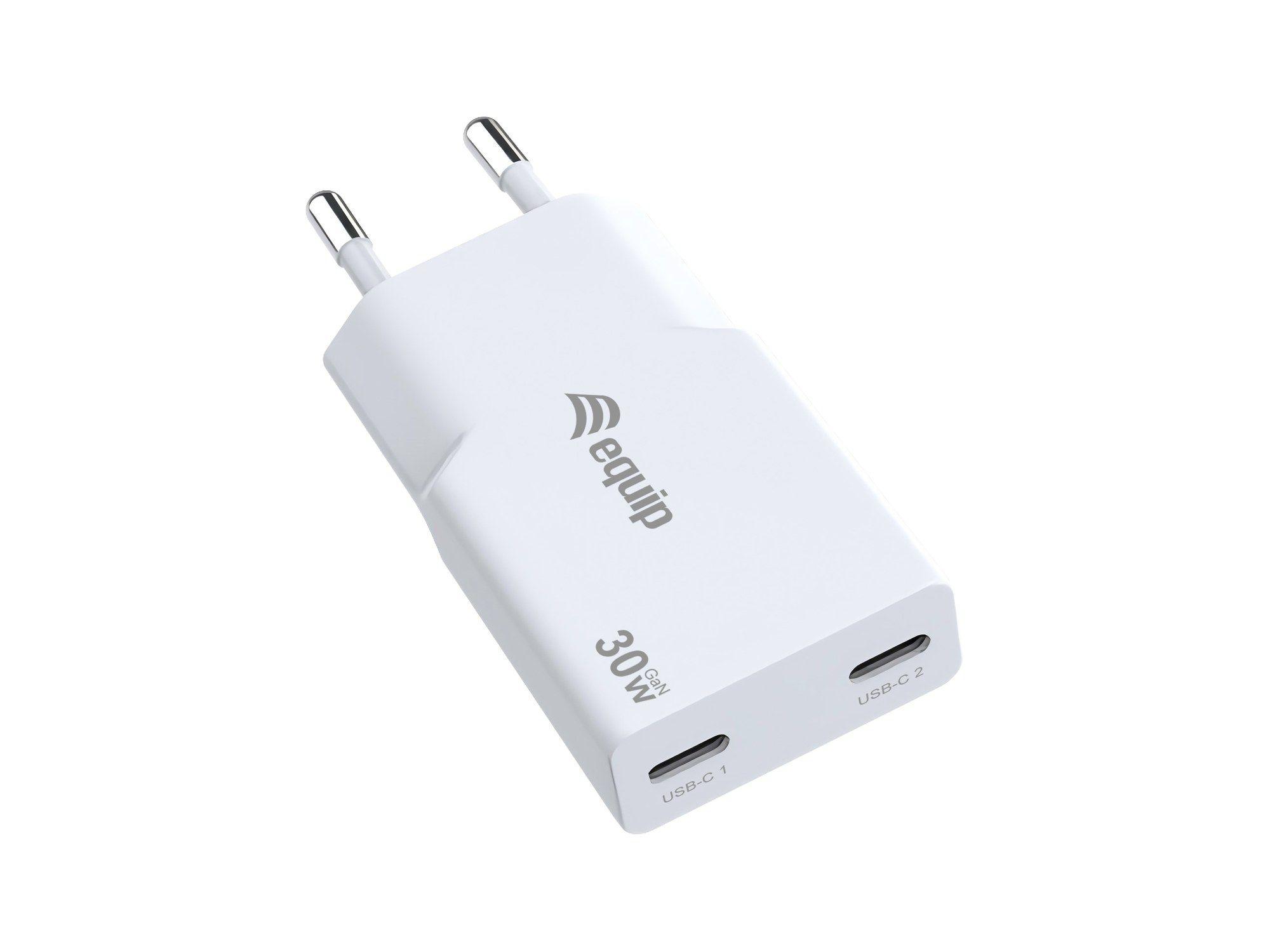 Carregador USB EQUIP 245524 (Universal - AC - Branco)