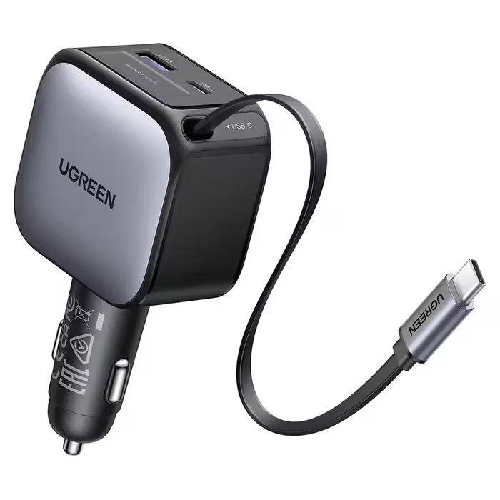 Carregador de Isqueiro UGREEN EC602 (60 W - Cinzento) — miniatura 2