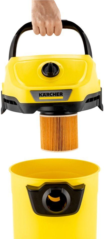 Aspirador e Líquidos KÄRCHER WD 3 V-17/4/20 (Altura 49,2 cm - 17 L - Saco de pó - Amarelo/Preto) — miniatura 2