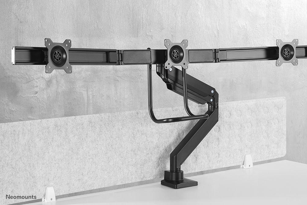 Suporte de Secretária para 3 Monitores NEOMOUNTS NM-D775DX3BLACK (17–27" - 6 kg por monitor - Preto), miniatura 13