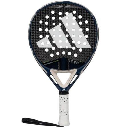 Pala de Padel ADIDAS Cross It Carbon Control 3.4 2025 (Carbono 6K - 38 mm - Branco e Azul)