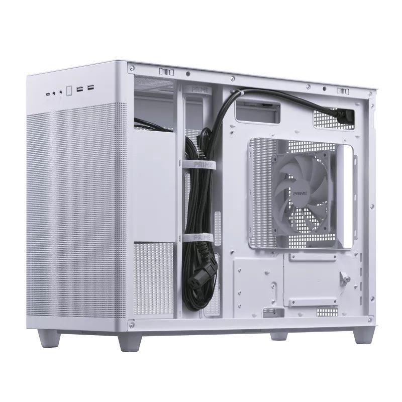 Caixa PC ASUS Prime AP201 TG (micro ATX, Mini-ITX - Mini Tower - Micro-ATX, Mini-ITX - Branco) — miniatura 6